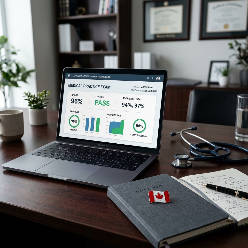 MCC $1 Preparatory Exam: MCCQE 1 Official Practice Test: feature image